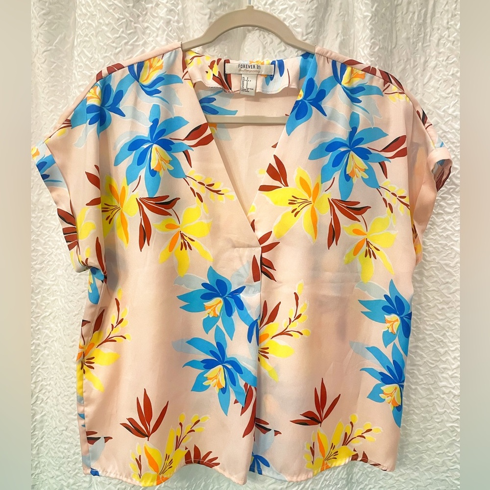 Light Pink Floral Blouse